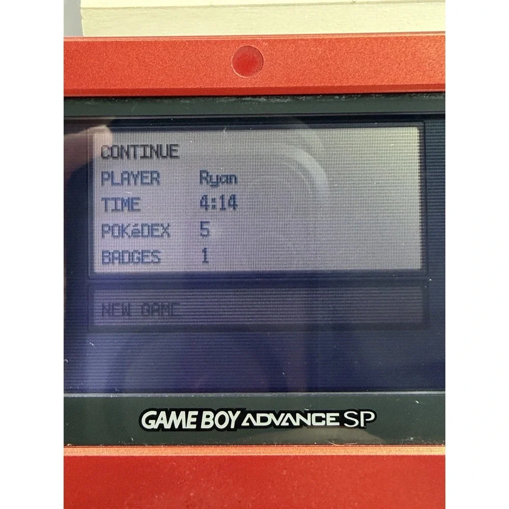 Pokemon Fire Red GBA Authentic Save Tested Nintendo Game Boy Advance AGB-BPRE-US